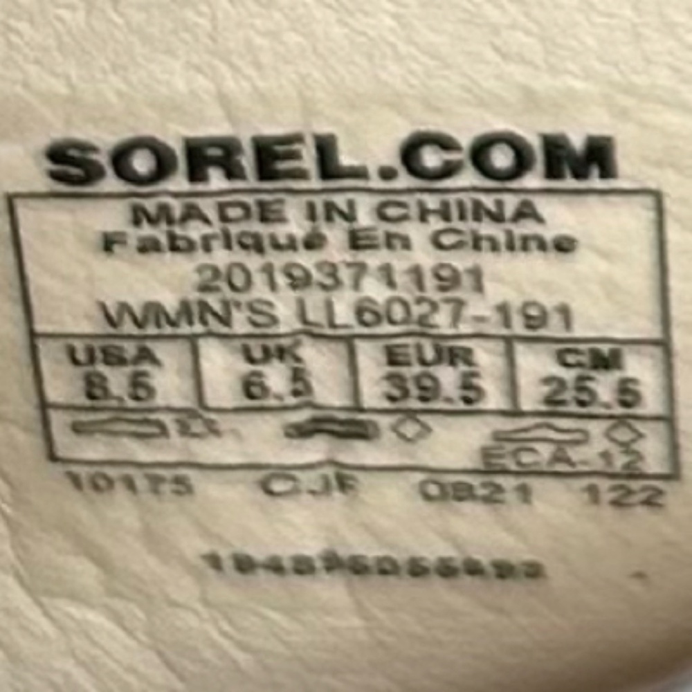 Sorel Cameron Wedge Chalk White Cork Wedge Mule Sandal Size 8.5 - Picture 8 of 11